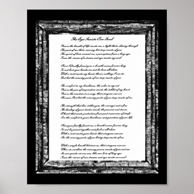 Affiche Oeil à l'intérieur de notre âme (Devant)