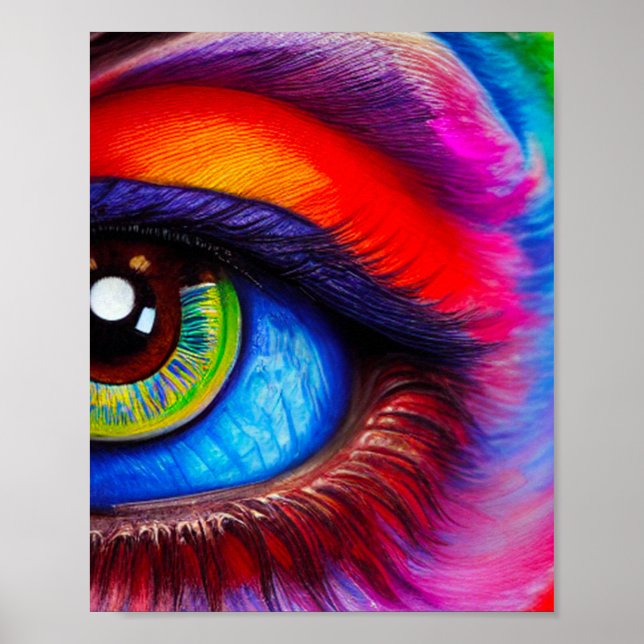 Affiche OEil Artsy (Devant)