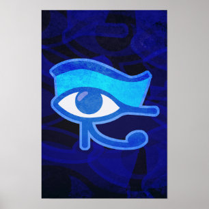 Affiche OEil bleu