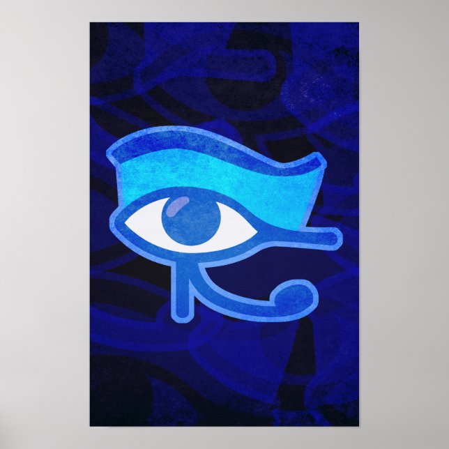 Affiche OEil bleu (Devant)