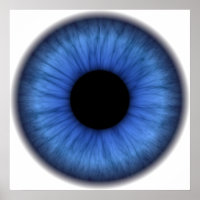 oeil bleu est mignon