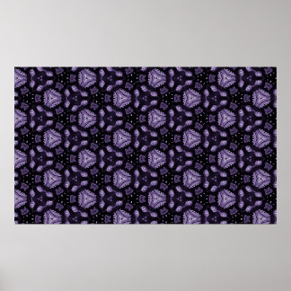 Affiche Oeil d'art Abstrait et motif d'aquarelle diamant