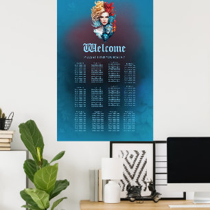 Affiche Oeil de lion et cheveux étoilés