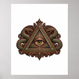Affiche Œil de Parchemin de Serpent