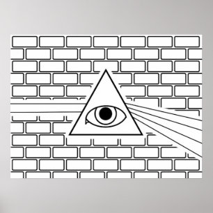 Affiche Oeil de prisme du mur