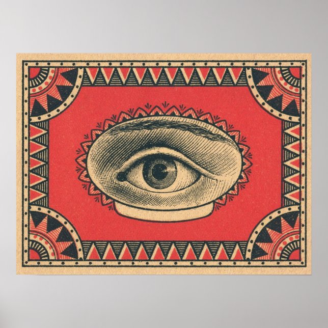 Affiche oeil de sagesse (Devant)