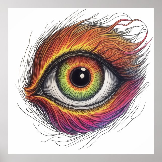 Affiche OEil d'incendie (Devant)