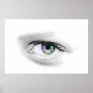 Affiche Oeil femme