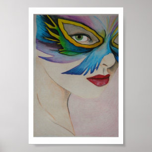 Affiche Oeil papillon