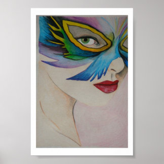 Affiche Oeil papillon