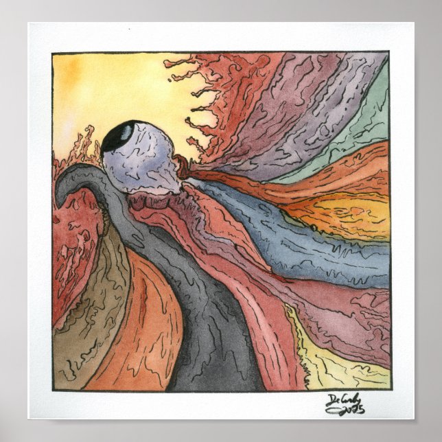 Affiche Œil sec (Devant)