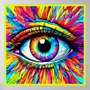 Affiche OEil vibrant