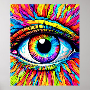 Affiche OEil vibrant