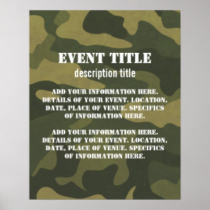 Affiche OEuf de camoflet