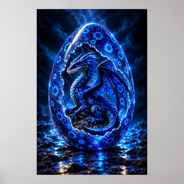 Affiche Œuf de dragon Blue Seeker (Devant)