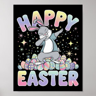 Affiche OEuf de Pâques lapin