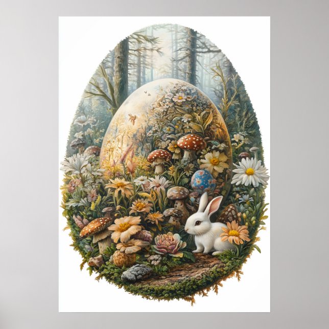 Affiche Oeuf géant Imaginaire de Pâques (Devant)