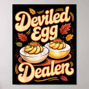 Affiche Œuf Mimosa Drôle Citation De Nourriture De Thanksg