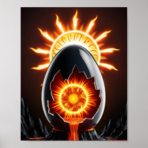 Affiche OEuf noir au soleil