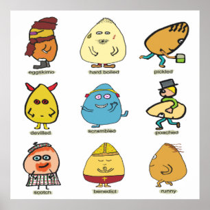 Affiche Oeuf Puns