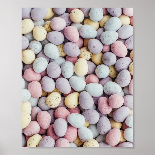 Affiche Oeufs de Pâques au chocolat (Devant)