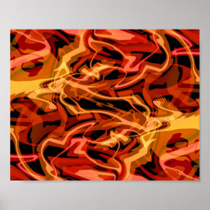 Affiche Oeufs et poivrons égratignés