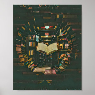 Affiche OEuvre d'amoureux du livre