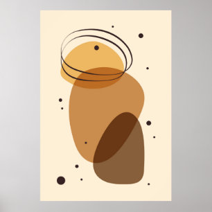 Affiche OEuvre d'art biologique Abstraite