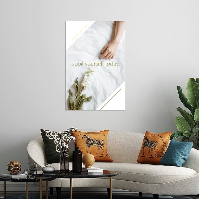 Affiche Œuvre d'art de bien-être de spa (Créateur téléchargé)