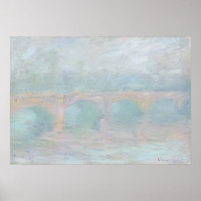 Affiche Œuvre d'art de Claude Monet (Devant)