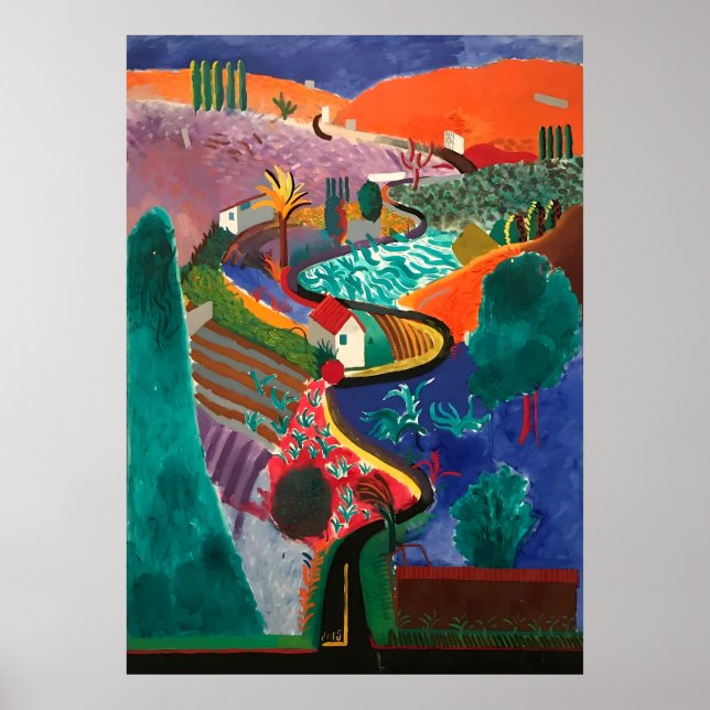 Affiche Œuvre d'art de David Hockney (Devant)