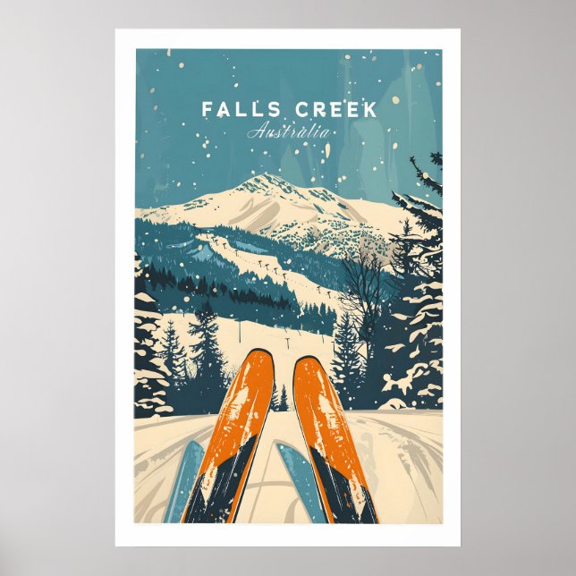 Affiche Oeuvre d'art de Falls Creek 1 (Devant)
