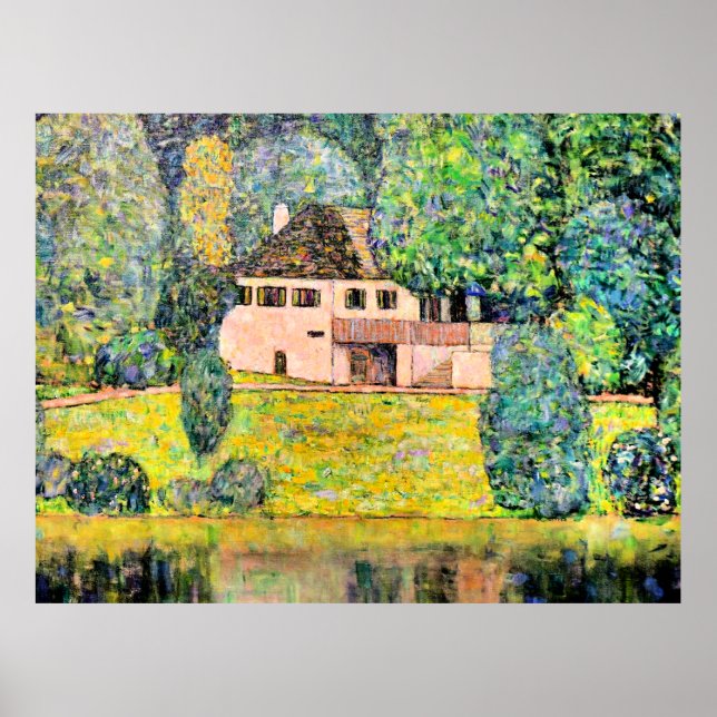 Affiche OEuvre d'art de Gustav Klimt - Litzlbergkeller, (Devant)