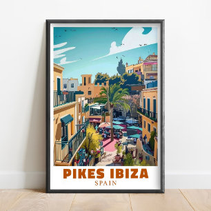 Affiche Œuvre d'art de la discothèque Pikes Ibiza - Œuvre