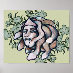 Affiche Œuvre d'art de Méduse suffisante art de gorgone do