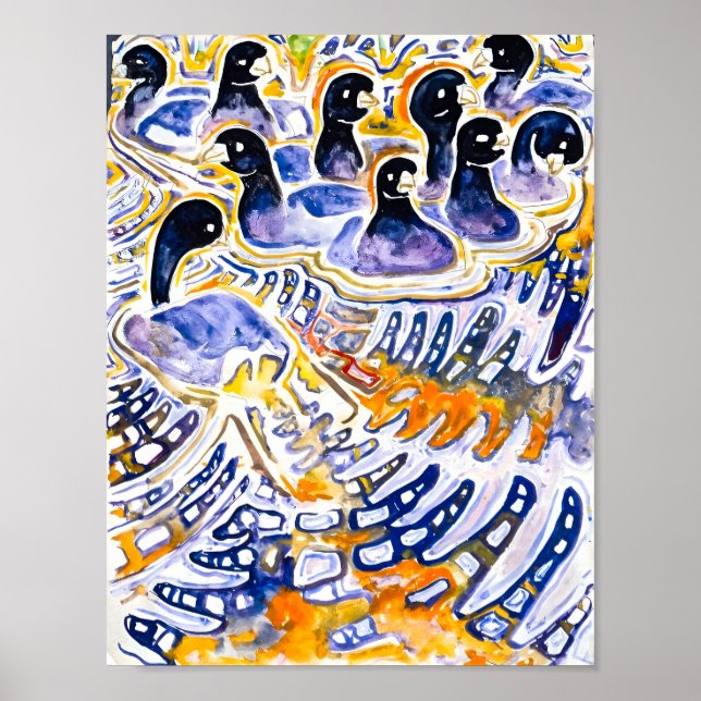Affiche Œuvre d'art de Walter Anderson (Devant)