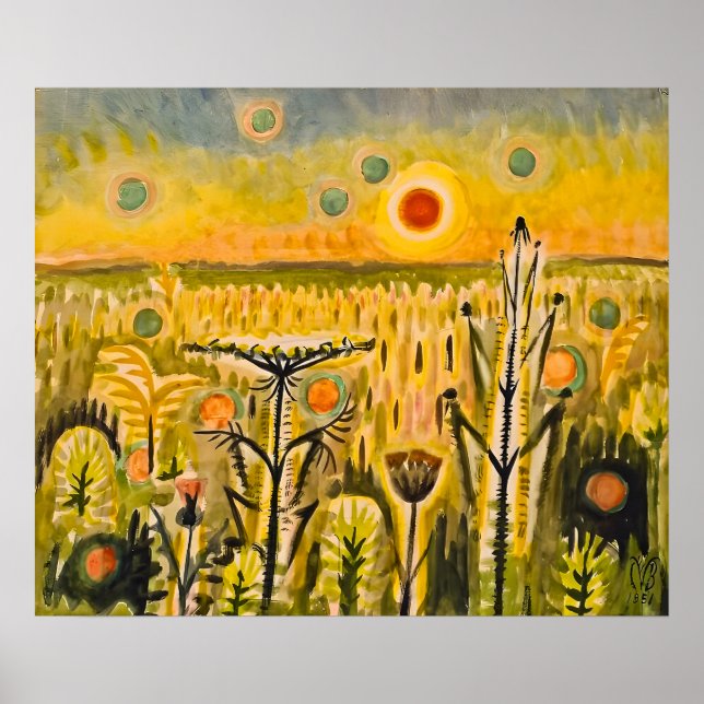 Affiche œuvre d'art de Walter Anderson (Devant)