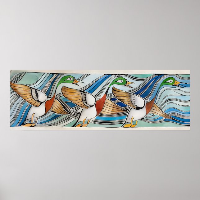 Affiche Œuvre d'art de Walter Anderson - Walter Anderson ( (Devant)