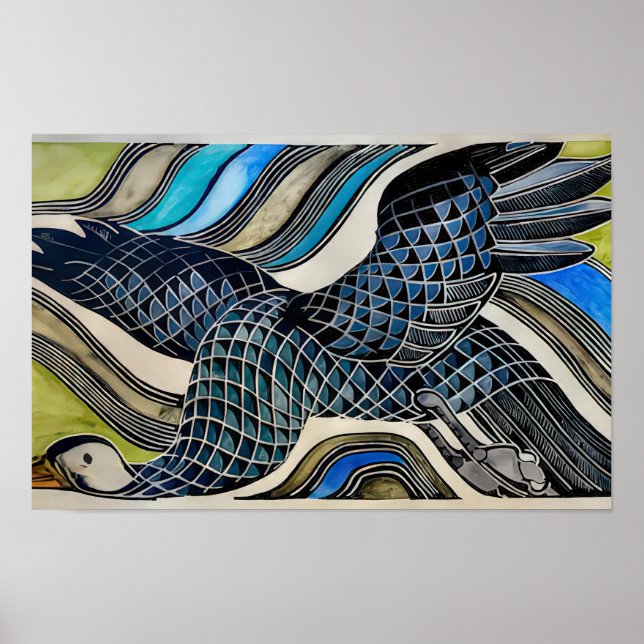 Affiche Œuvre d'art de Walter Anderson - Walter Anderson ( (Devant)