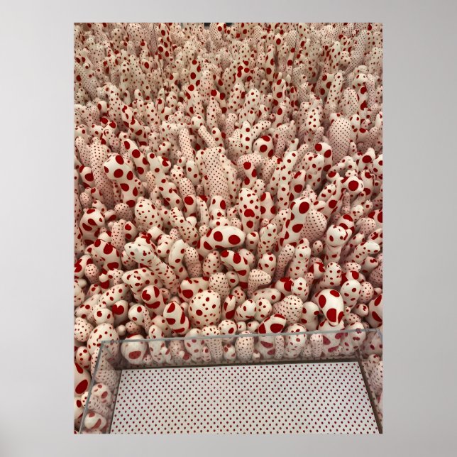 Affiche Œuvre d'art de Yayoi Kusama (Devant)