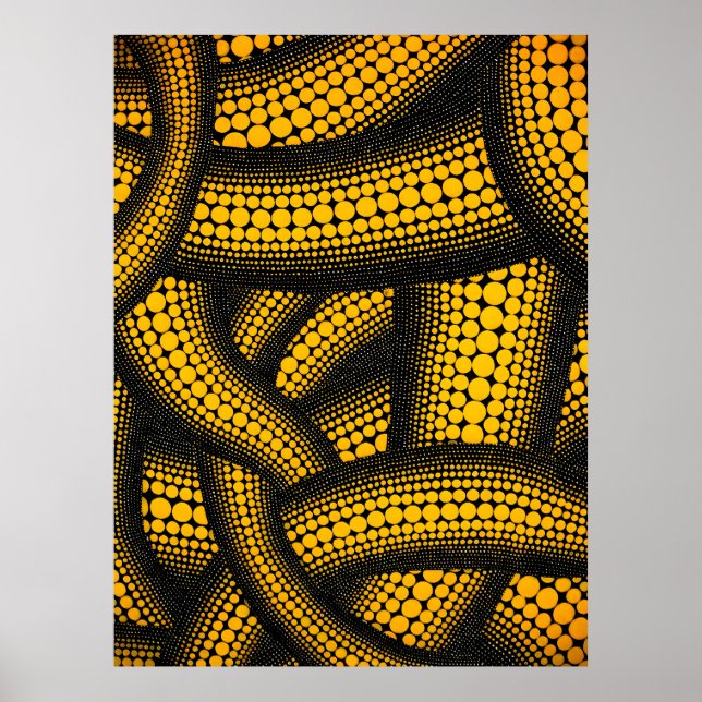 Affiche Œuvre d'art de Yayoi Kusama (Devant)