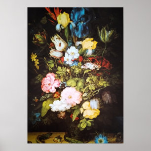 Affiche Œuvre d'art florale Fleur japonaise