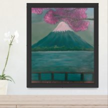 Œuvre d'art murale apaisante de la nature
