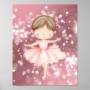 Affiche Œuvre d'art murale ballerine