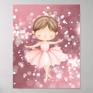 Affiche Œuvre d'art murale ballerine