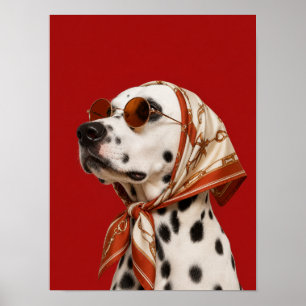 Affiche Œuvre d'art murale dalmate — Animal de compagnie d