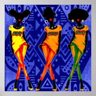 Affiche Œuvre d'art murale de beauté et de confiance en so
