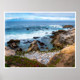 Affiche Œuvre d'art murale de littoral rocheux Impressio