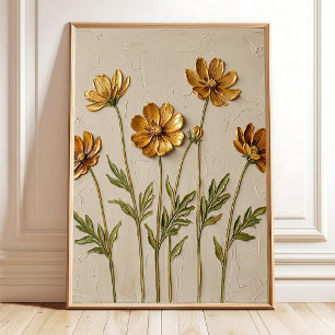 Affiche Œuvre d'art murale minimaliste abstraite Cosmos en