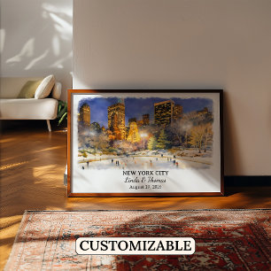 Affiche Œuvre d'art personnalisée pour les murs de New Yor
